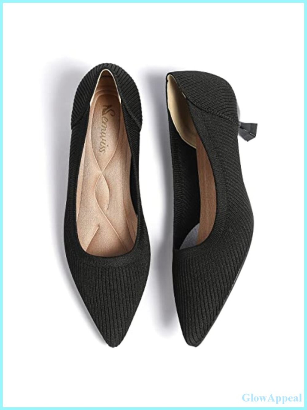 Women's Closed Toe Kitten Heel Pumps Dressy Comfortable Shoes